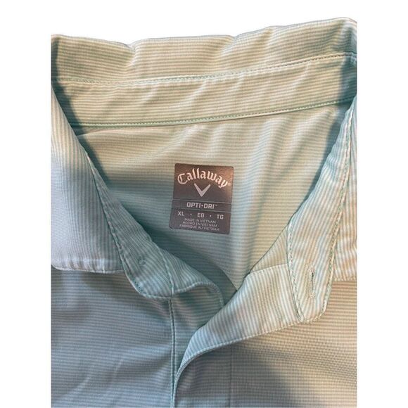 Callaway Mens Antigua Sand Opti-Dri™ Short Sleeve Performance Golf Polo Shirt XL - Picture 3 of 13